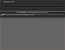 Tablet Screenshot of casinom.com